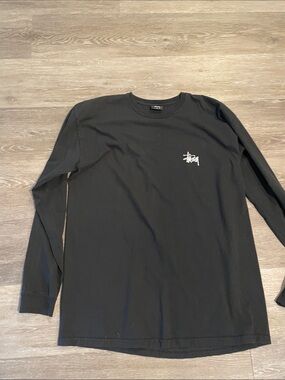 Stussy Long Sleeve Tee XL Oversized UNI graphic logo print designer street wear